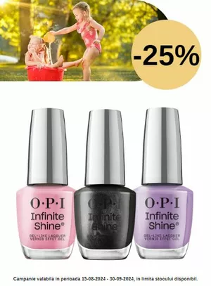 Promotie cu reducere 25% la Opi