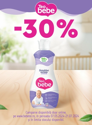 Promotie cu reducere 30% la Teo Bebe