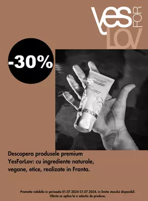 Promotie cu reducere 30% la Yesforlov
