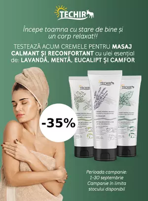 Promotie cu reducere 35% la Techir