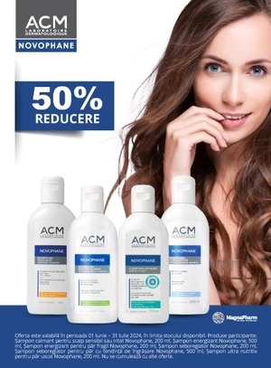 Promotie cu reducere 50% la ACM Novophane