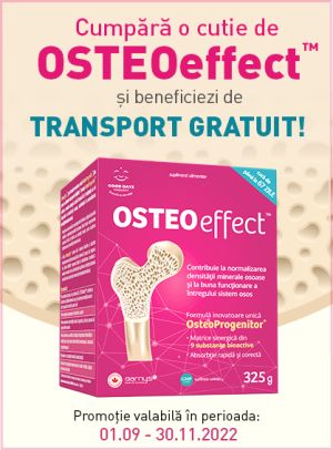 Promotie cu Transport Gratuit la Osteoeffect