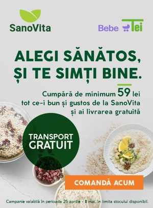 Promotie cu transport gratuit la Sanovita