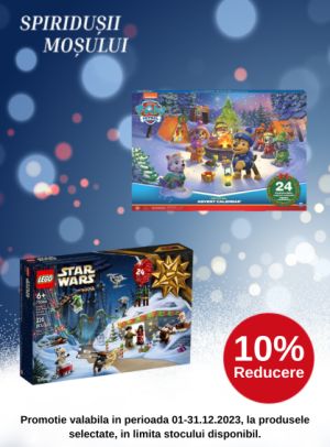 Spiridusii Mosului cu reducere 10% la Lego si Nikelodeon