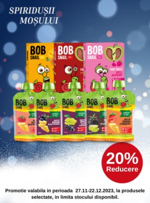 Spiridusii Mosului cu reducere 20% la Bob Snail