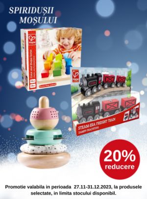 Spiridusii Mosului cu reducere 20% la Hape