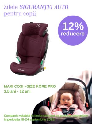 Zilele Sigurantei Auto cu reducere 12% la Maxi Cosi Kore Pro i-Size
