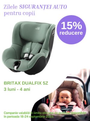 Zilele Sigurantei Auto cu reducere 15% la Britax Dualfix 5Z