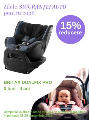 Zilele Sigurantei Auto cu reducere 15% la Britax Dualfix Pro