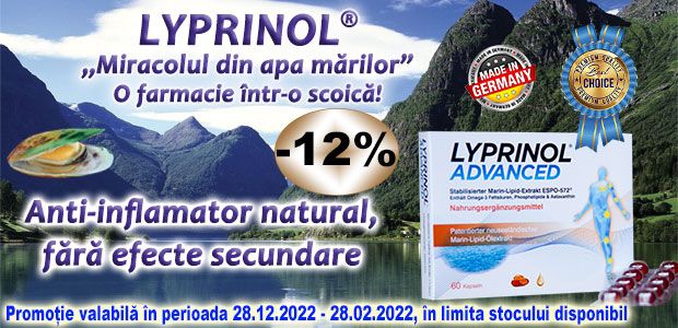 cu Reducere 12% la Lyprinol Advanced