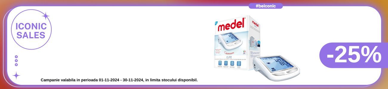 Iconic Sales cu reducere 25% la Medel