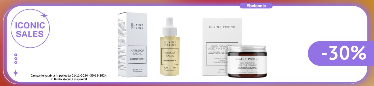 Iconic Sales cu reducere 30% la Elaine Perine