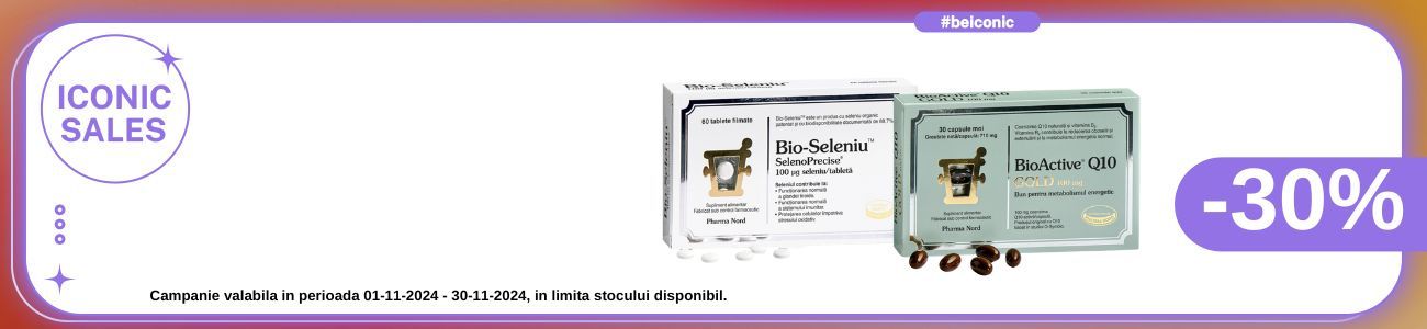 Iconic Sales cu reducere 30% la Pharma Nord