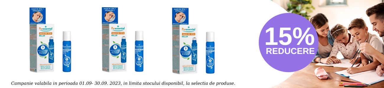 Promotie cu 15% reducere la Puressentiel