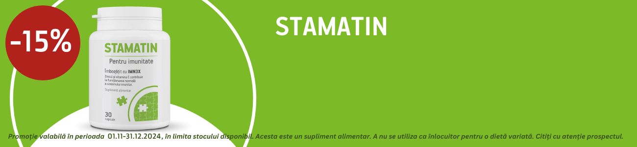 Promotie cu 15% reducere la Stamatin