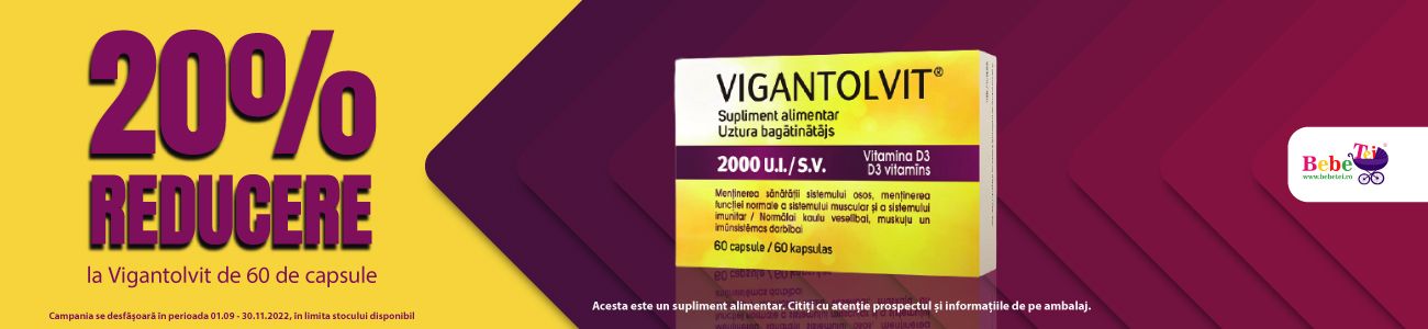 Promotie cu 20% reducere la  Vigantolvit 