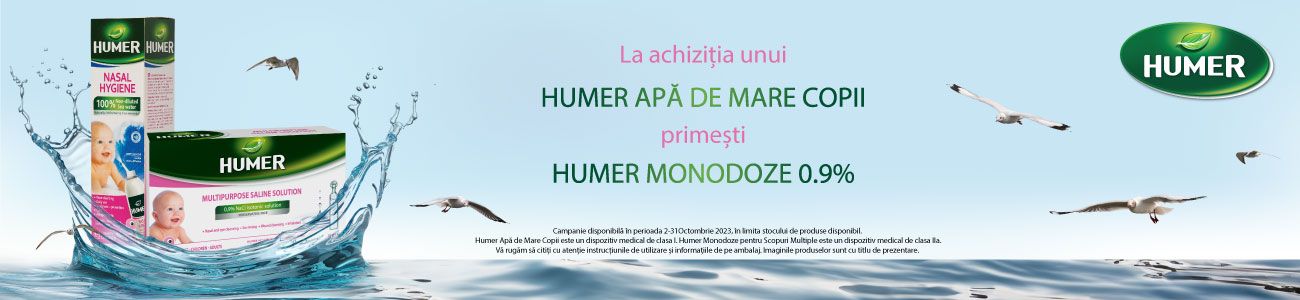 Promotie cu produs promotional la Humer
