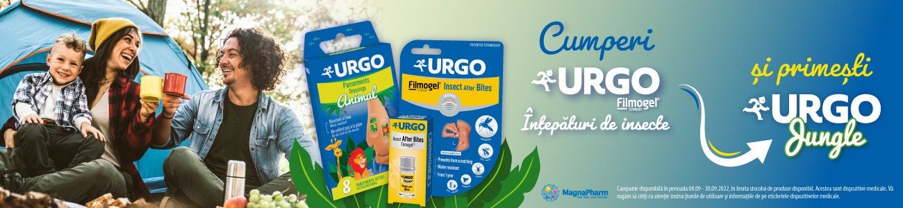 Promotie cu produs promotional la Urgo