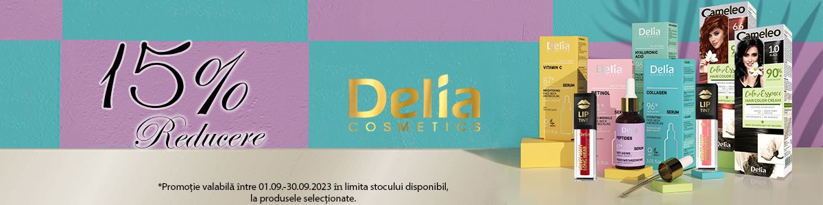Promotie cu reducere 15% la Delia