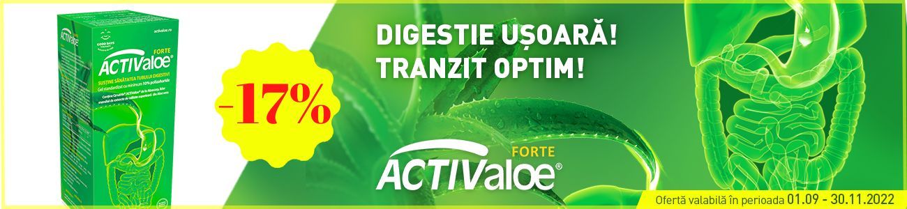 Promotie cu reducere 17% la Activ Aloe Forte