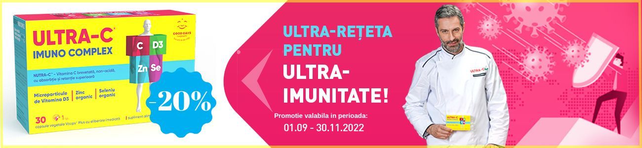 Promotie cu reducere 20% la Barny's Ultra C-Imuno Complex