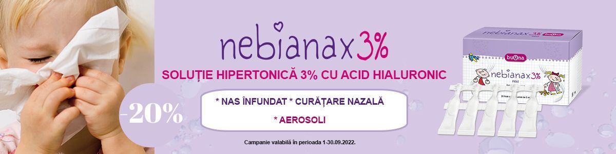Promotie cu reducere 20% la Nebianax