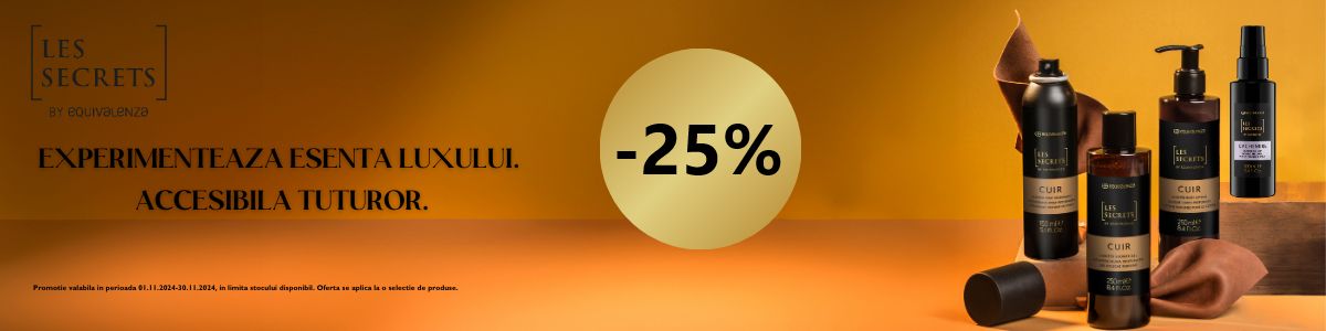 Promotie cu reducere 25% la Equivalenza