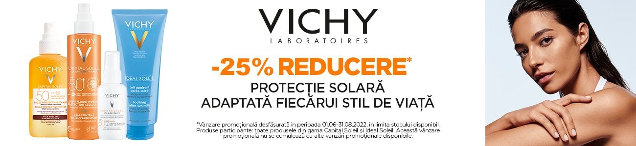 Promotie cu reducere 25% la Vichy