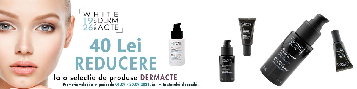 Promotie cu reducere 40 lei la Derm Acte