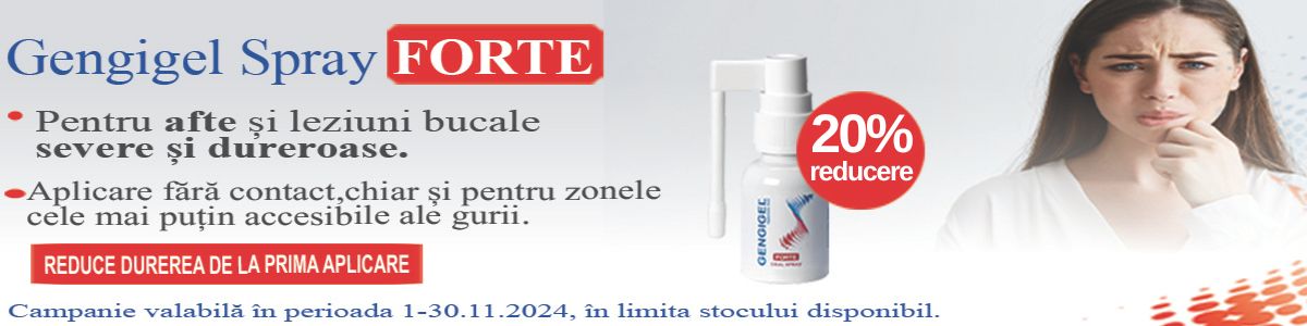 Promotie cu reducere de 20% la Gengigel