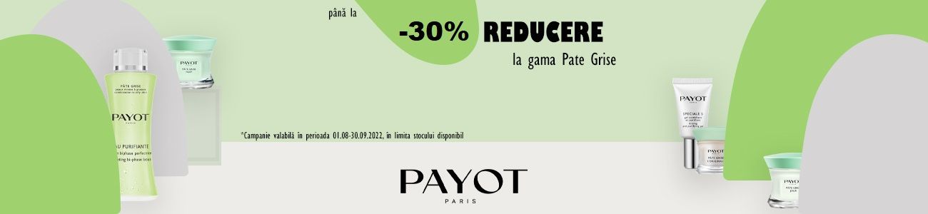 Promotie cu reducere de pana la 30% la Payot