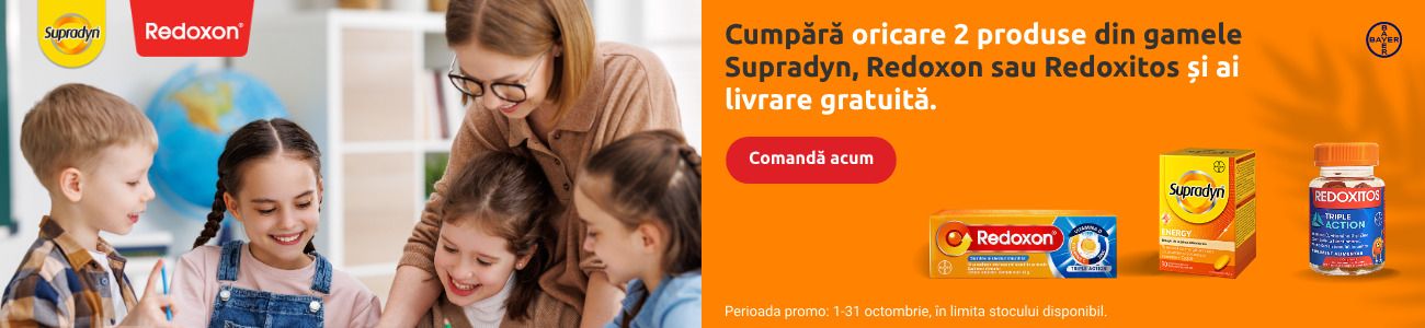 Transport Gratuit la Supradyn, Redoxon si Redoxitos