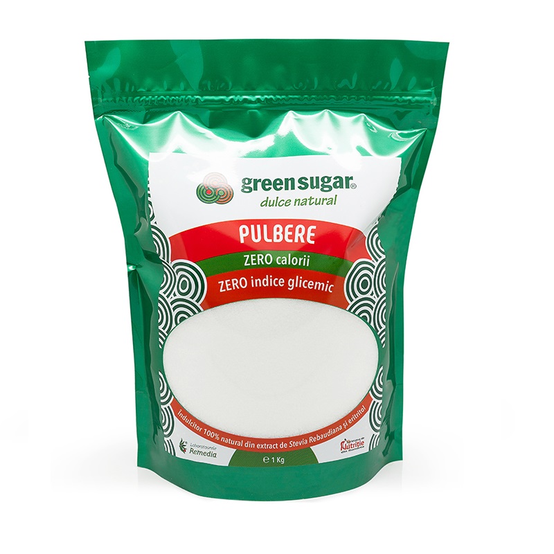 Indulcitor Pulbere Green Sugar, 1 kg, Remedia