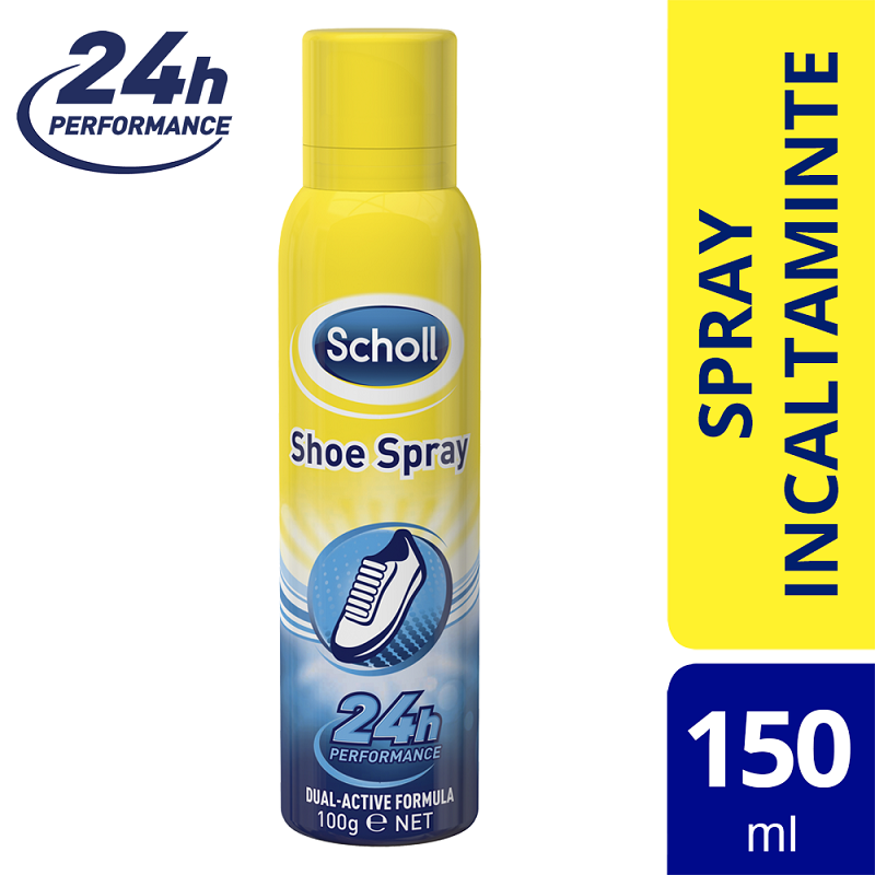 Semicircle Shift Hear from Deodorant Spray pentru incaltaminte, 150 ml, Scholl : Bebe Tei
