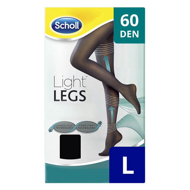 Ciorapi compresivi, Light Legs, 60 DEN, marime L, Scholl