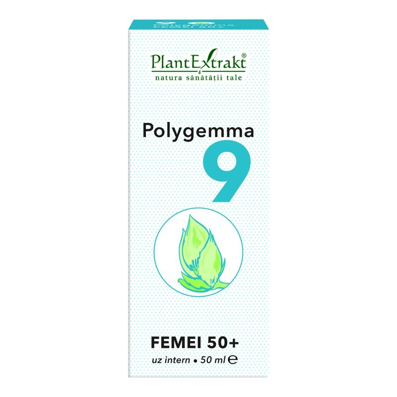 Polygemma 9, Femei 50+, 50 ml, Plant Extrakt