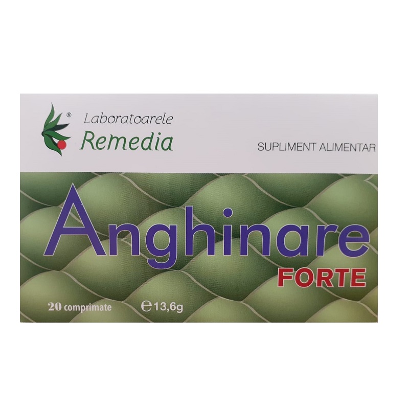 Anghinare Forte, 500mg, 20 comprimate, Remedia