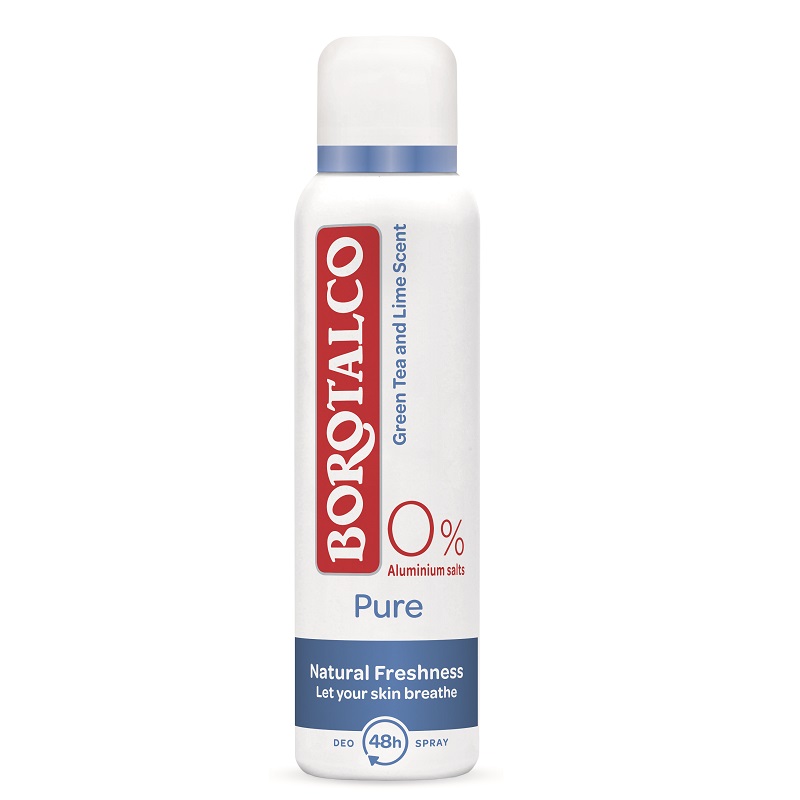 Deodorant spray Pure Natural Freshness, 150ml, Borotalco 