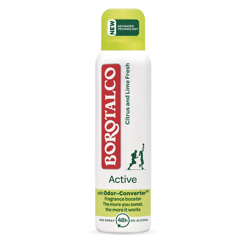 Deodorant spray Active Citrus and Lime, 150ml, Borotalco