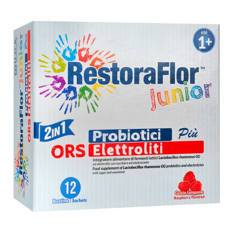 Probiotici si Electroliti, 12 plicuri, RestoraFlor Junior