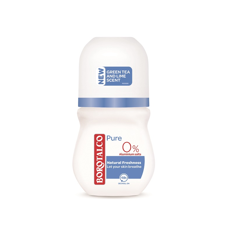 Deodorant roll-on Pure Natural Freshness, 50ml, Borotalco 