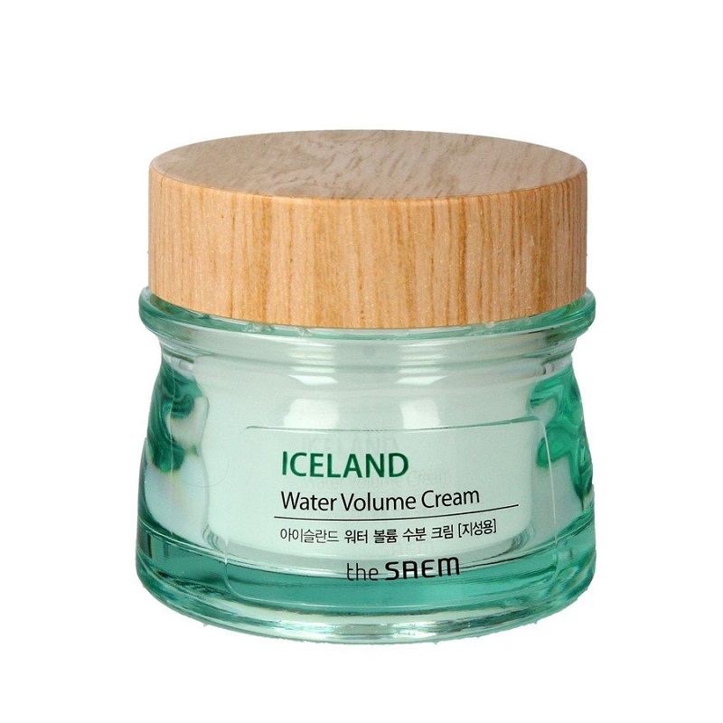 Crema hidratanta pentru volum pe baza de de apa pentru ten gras Iceland, 80 ml, The Saem