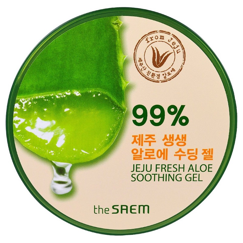 Fresh-Gel de calmare revigorant din Aloe Vera  99%, Jeju, 300 ml, The Saem