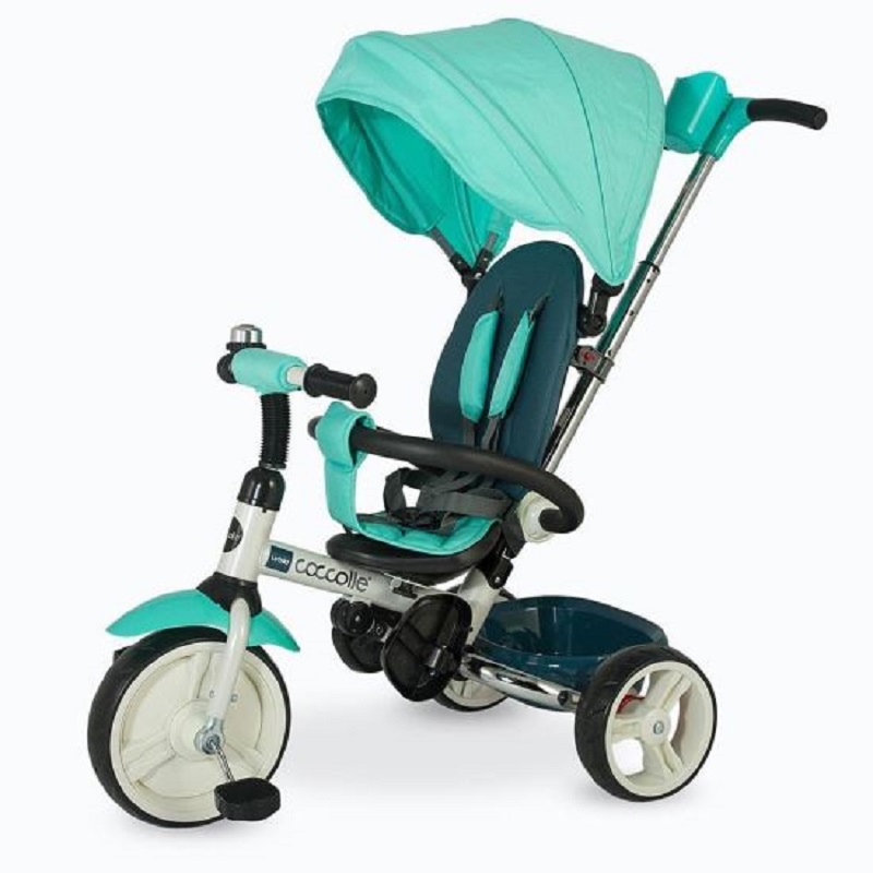 Tricicleta pliabila multifuctionala pentru copii Urbio, Verde, Coccolle