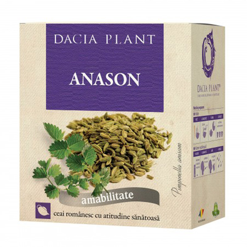 Anason ceai, 50 g, Dacia Plant