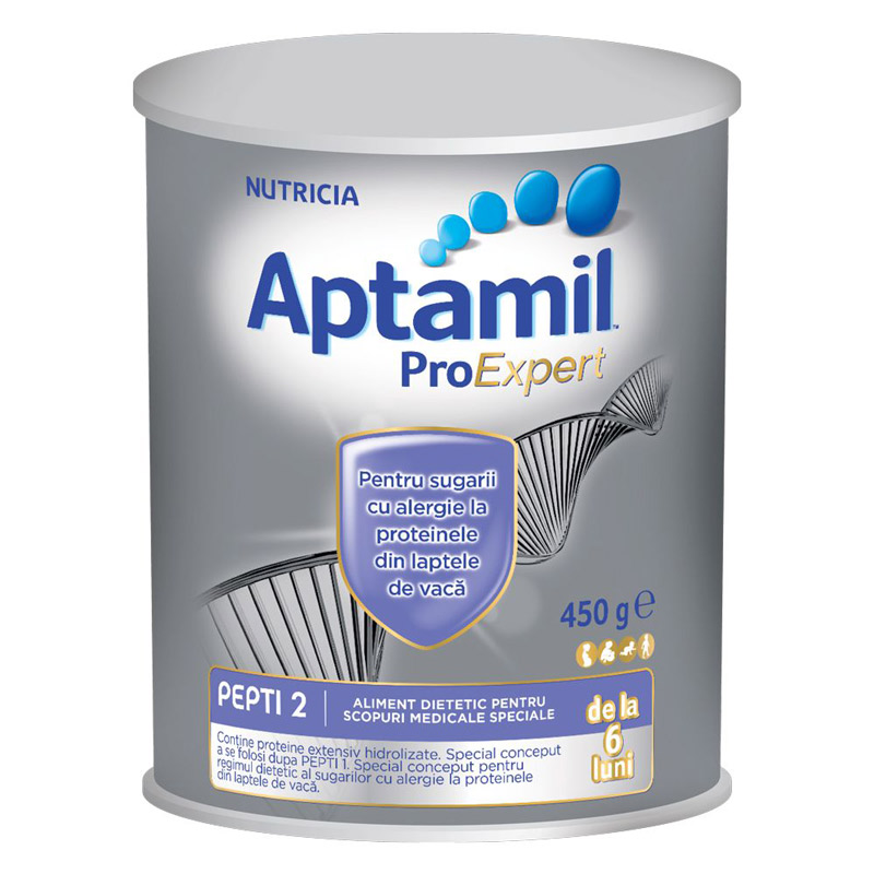 Aptamil Pepti 2 ProExpert formula speciala, +6 luni, 450 g, Nutricia