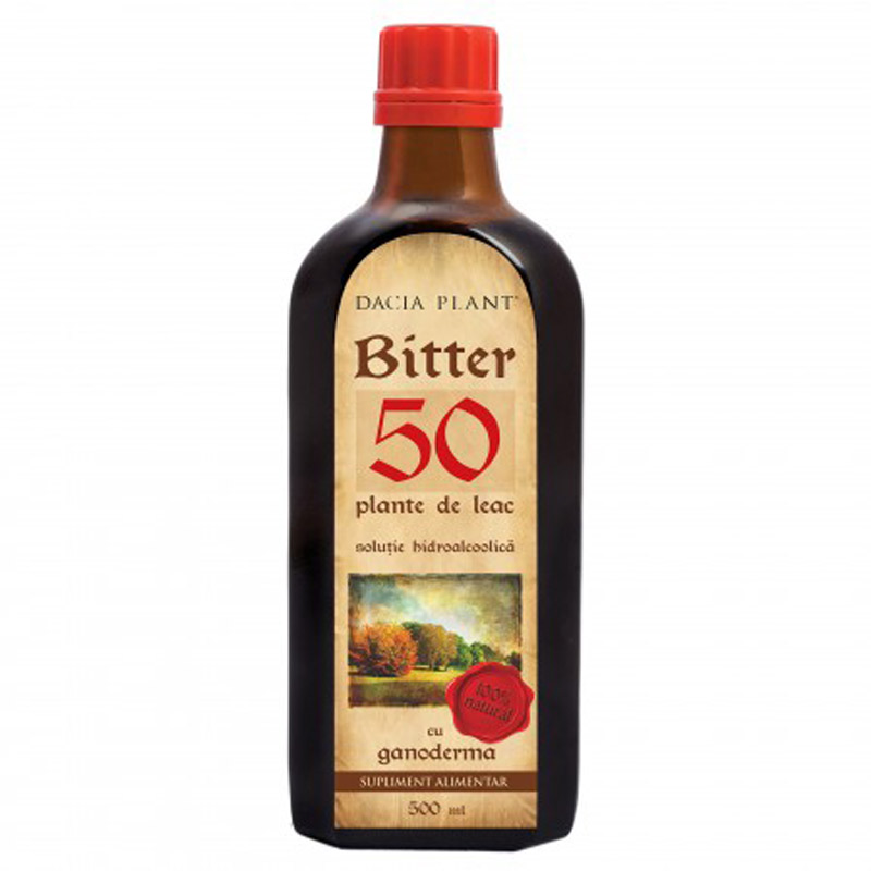 Bitter cu ganoderma, 200 ml, Dacia Plant