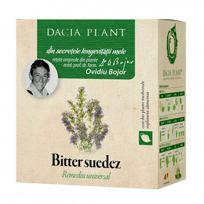 Ceai Bitter suedez, 50 g, Dacia Plant