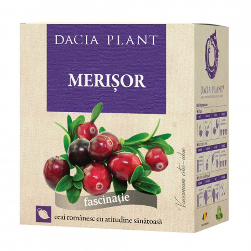 Ceai de merisor, 50 g, Dacia Plant