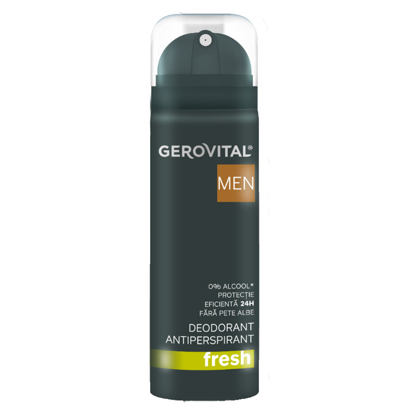 Deodorant antiperspirant Fresh, 40 ml, Gerovital Men